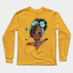 Curly n’ Cute Long Sleeve T-Shirt